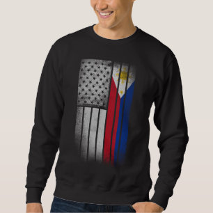Sudadera Bandera filipina estadounidense