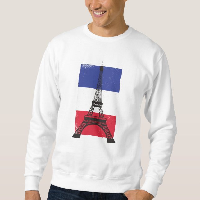 Sudadera Bandera francesa de París (Anverso)