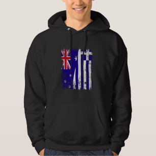 Sudadera Bandera griega australiana de media bandera