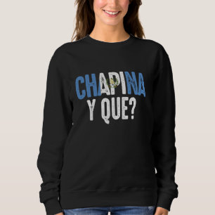 Sudadera Bandera guatemalteca Guatemala Camiseta Chapina Mu