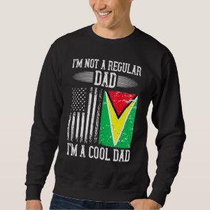 Sudadera Bandera guyanesa norteamericana raíz de papá