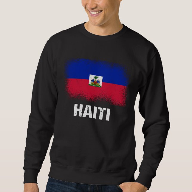 Sudadera Bandera haitiana Haití  3 (Anverso)