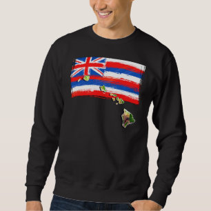 Sudadera Bandera Hawái de las Islas Hawái