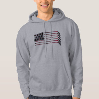 Sudadera Bandera Hoddie del hockey de los E.E.U.U.