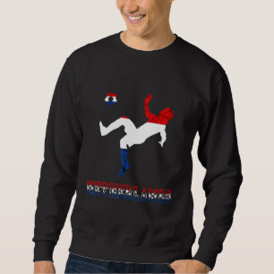 Sudadera Bandera Holandesa Holanda Países Bajos Jugador Fút