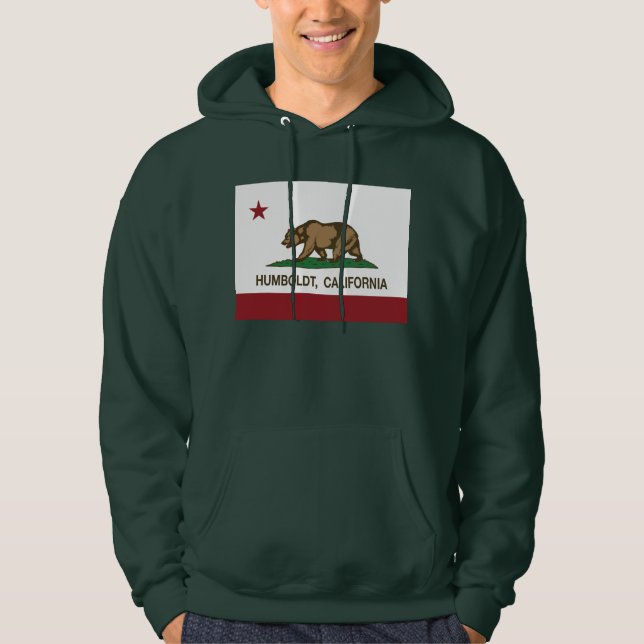 Sudadera Bandera Humboldt de la república de California (Anverso)