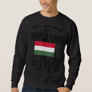 Sudadera Bandera húngara de buen aspecto, raíz húngara