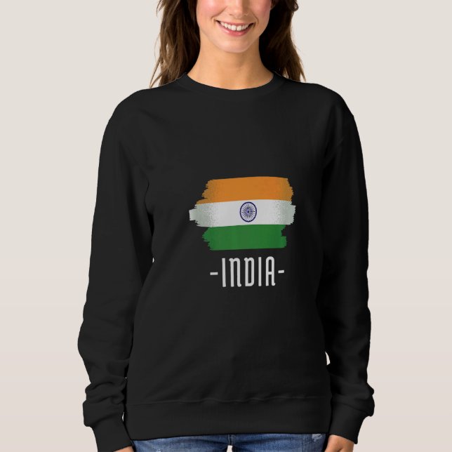 Sudadera Bandera india (Anverso)