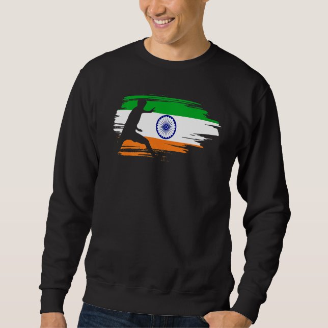 Sudadera Bandera india del deporte de Kabaddi (Anverso)