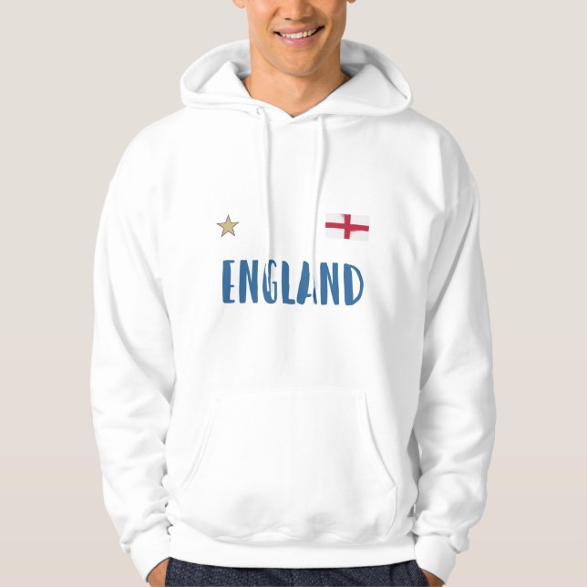 Sudadera Bandera inglesa del hincha de fútbol de Inglaterra (Anverso)