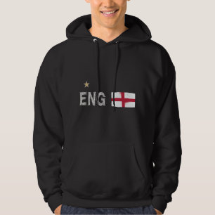 Sudadera Bandera inglesa del hincha de fútbol de Inglaterra