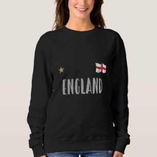 Sudadera Bandera inglesa del hincha de fútbol de Inglaterra