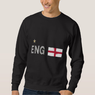 Sudadera Bandera inglesa del hincha de fútbol de Inglaterra
