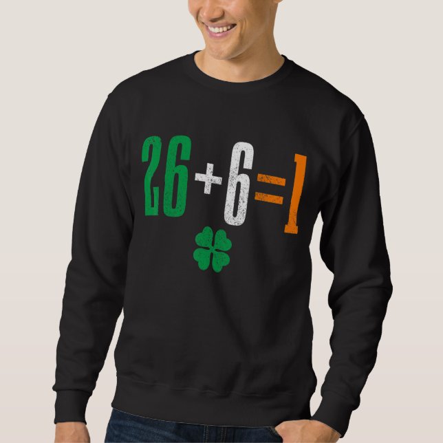 Sudadera Bandera irlandesa 26+61 (Anverso)