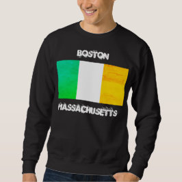 Sudadera Bandera irlandesa de Boston Massachusetts – Recuer