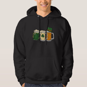 Sudadera Bandera irlandesa de cerveza St Patrick's Day Sham