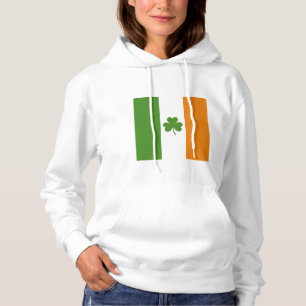 Sudadera Bandera irlandesa del Día de San Patricio con Sham