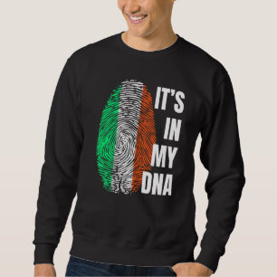Sudadera Bandera irlandesa Dna Fingprint Irlanda