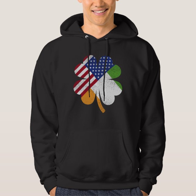 Sudadera Bandera irlandesa Hombres de bandera irlandesa (Anverso)