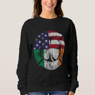 Sudadera Bandera irlandesa norteamericana del bombero del D