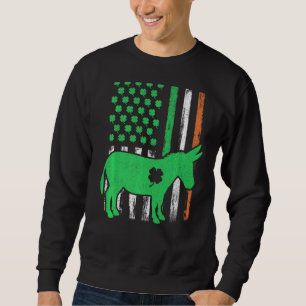 Sudadera Bandera irlandesa patriótica norteamericana Mule S