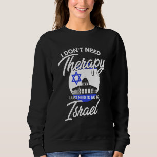 Sudadera Bandera israelí en la bandera de Israel de vacacio