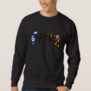 Sudadera Bandera israelí Israel Maryland Latido