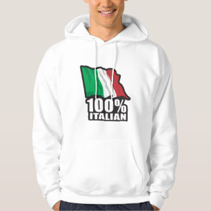 Sudadera Bandera italiana al 100%