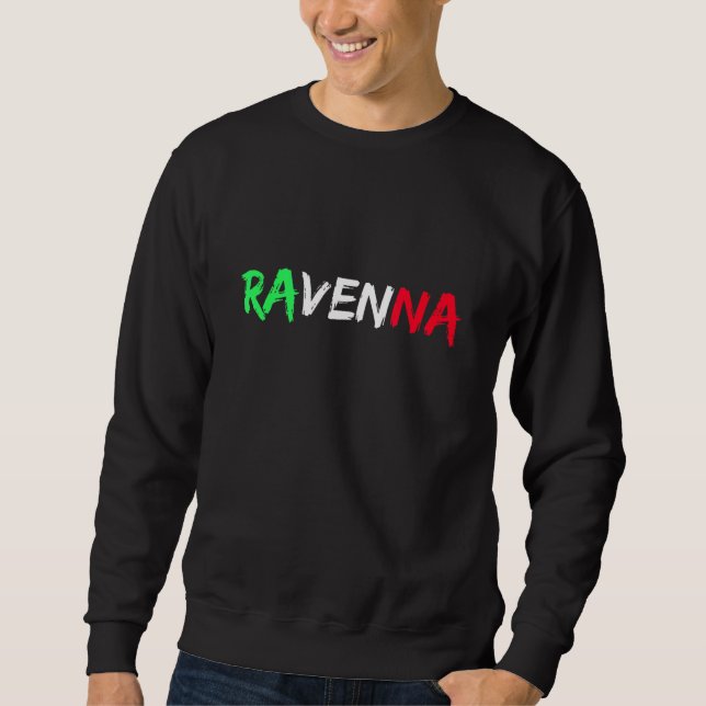 Sudadera Bandera Italiana Ciudad De Rávena (Anverso)