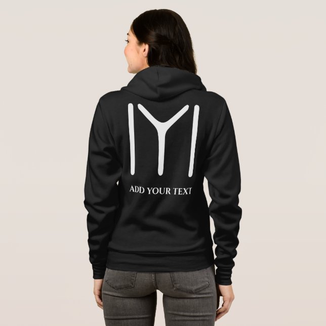 Sudadera Bandera IYI de la tribu Kayi (Reverso completo)