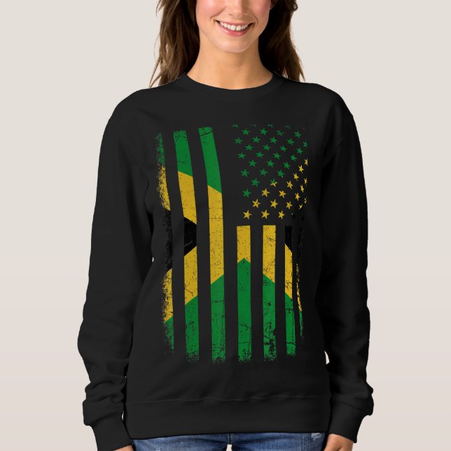 Sudadera Bandera jamaiquina Americana Rota Jamaica Amer (Anverso)
