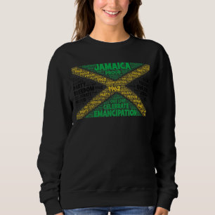 Sudadera Bandera jamaiquina en el Día de la Emancipación de