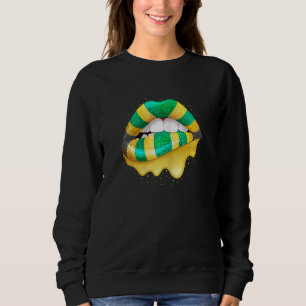 Sudadera Bandera jamaiquina levanta a mujeres Chicas Jamaic