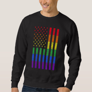 Sudadera Bandera Latinoamericana Orgullo Gay Arcoiris Bisex