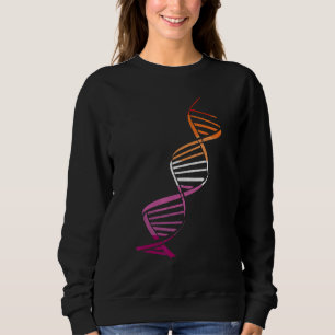 Sudadera Bandera Lgbt De Adn Para Lesbianas