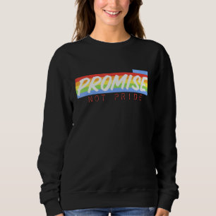 Sudadera Bandera LGBT gay de Orgullo No Promesa