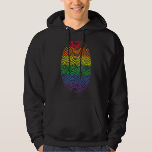 Sudadera Bandera Lgbt Huella Deportiva Orgullo Lgbt 1