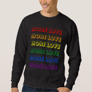 Sudadera Bandera Lgbt Orgullo Gay Más Amor Lesbiana Arcoiri