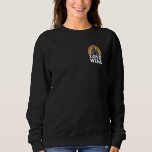Sudadera Bandera Lgbt Orgullo Pocket Amo Arcoiris Gana