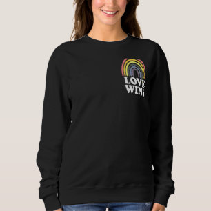 Sudadera Bandera Lgbt Orgullo Pocket Amo Arcoiris Ganó Pock