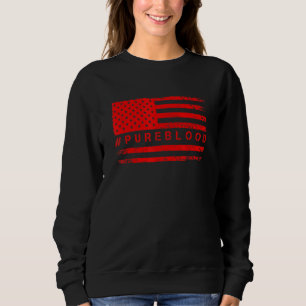Sudadera Bandera Libre Estadounidense Bureblood Pure Bloom