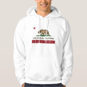 Sudadera bandera Los Ángeles de California apenado