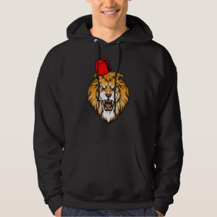 Sudadera Bandera marroquí marroquí norteamericana de bander