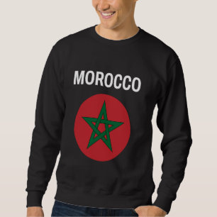 Sudadera Bandera marroquí moderna