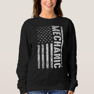 Sudadera Bandera Mecánica Mecánica Patriótica Bandera Estad