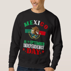 Sudadera Bandera mexicana 2022, Día de la Independencia del