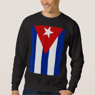 Sudadera Bandera nacional cubana de vintage retro