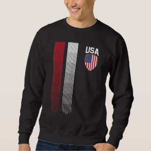 Sudadera Bandera Nacional de América EE. UU. Aficionado al
