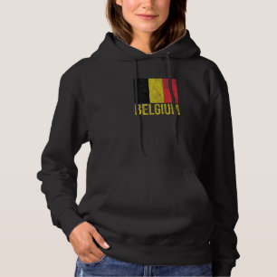 Sudadera Bandera Nacional de Bélgica Bruselas