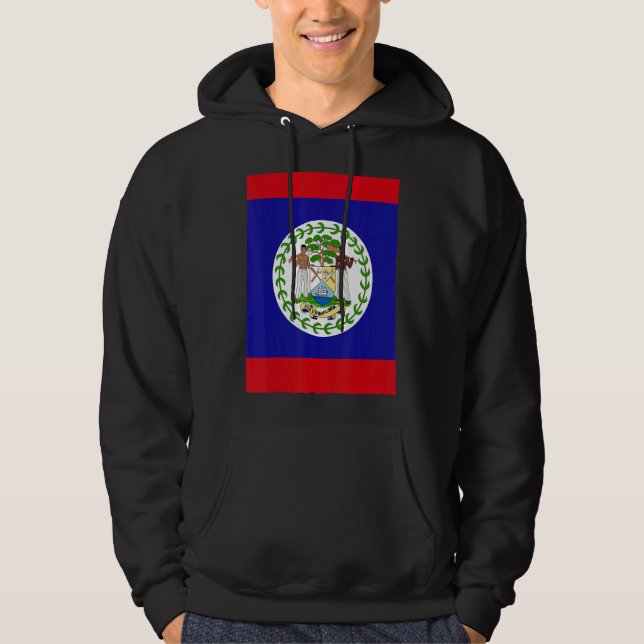 Sudadera Bandera nacional de Belice (Anverso)